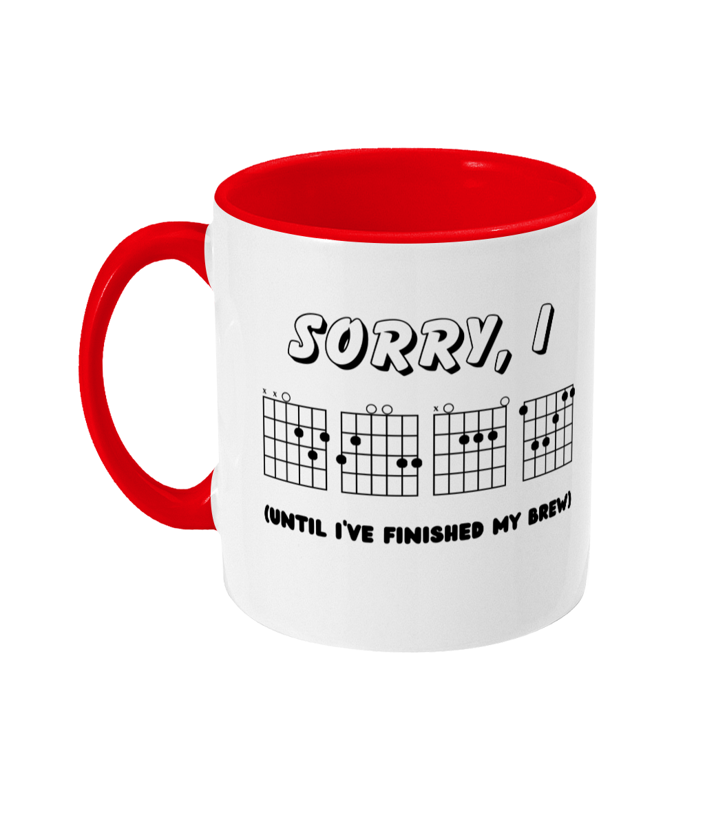 I Don't Give A F*ck - Guitar Chords Mug