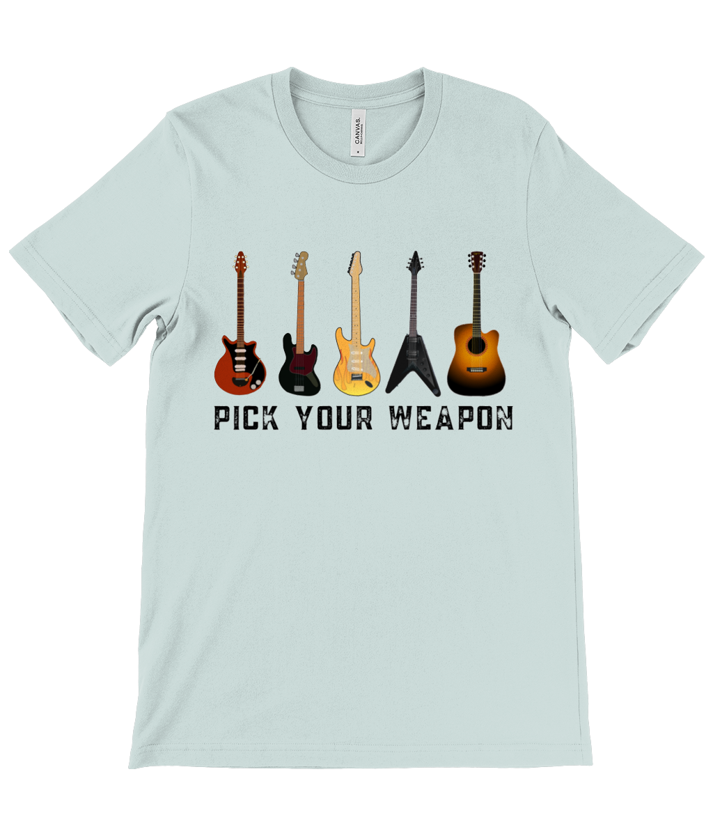 Pick Your Weapon Guitar Tee