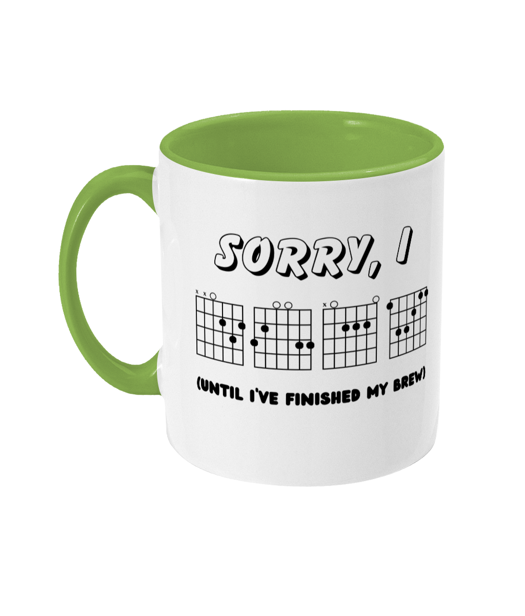 I Don't Give A F*ck - Guitar Chords Mug