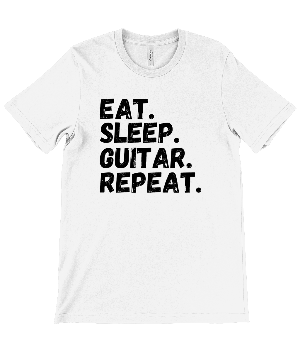 'Eat Sleep Guitar Repeat' Tee