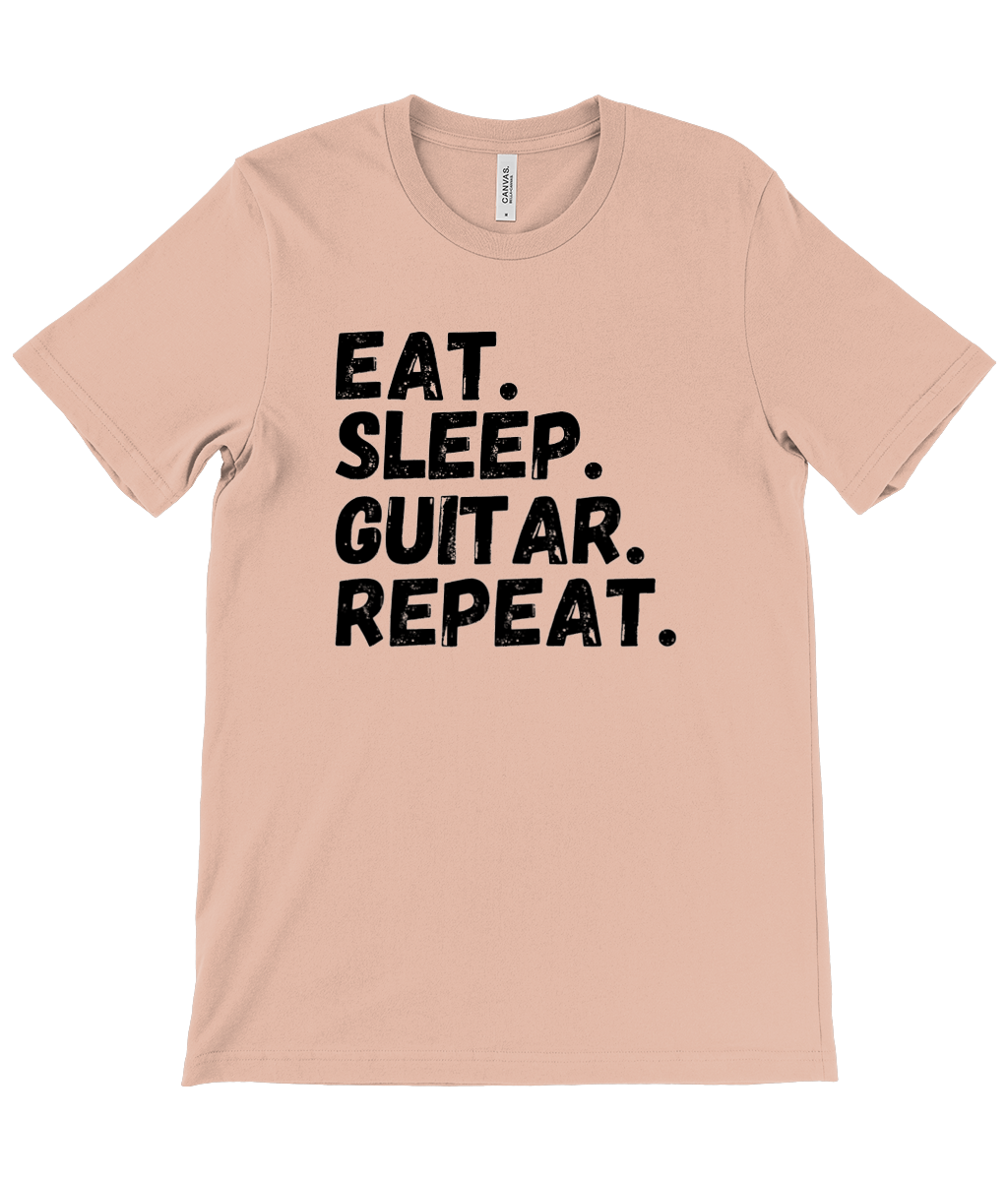 'Eat Sleep Guitar Repeat' Tee